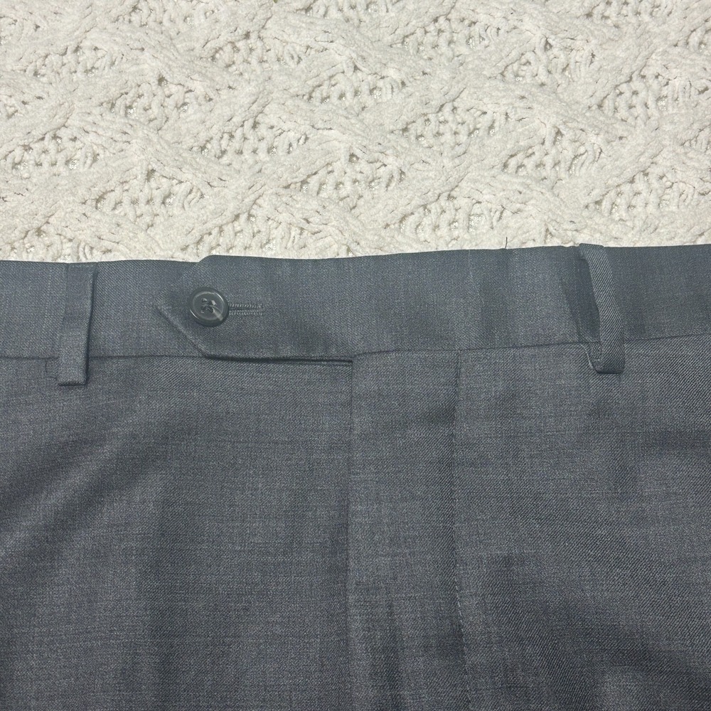 Samuelsohn Wool Suit Performance Super 130s Gray US Sz 40 W36x33 Canada - Picture 8 of 12